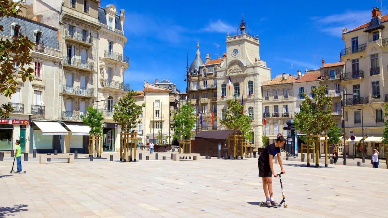 Saëns 6-T3 avec garage privé optionnel-Centre historique et plages à 16km ! Béziers Esterno foto